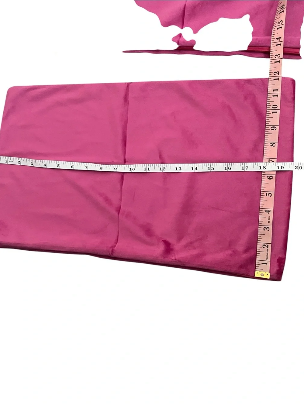NWT! Hot Pink Velvet Throw Pillow Set of 2 Rectangular Covers